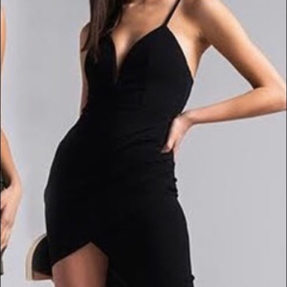 Black Akira high-low dress, never worn